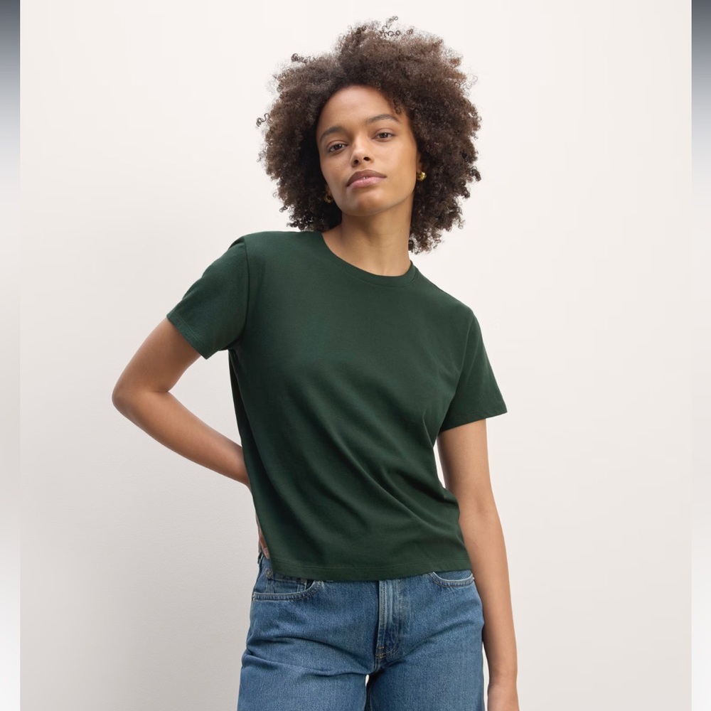 Everlane The Box-Cut Tee in Organic Cotton